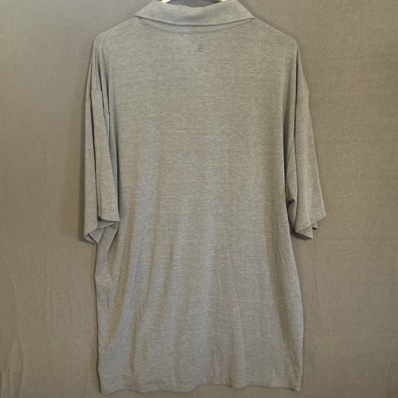 Free Fly Bamboo Performance Golf Polo Mens Size 3XL Short Sleeve Shirt Grey - Picture 5 of 9
